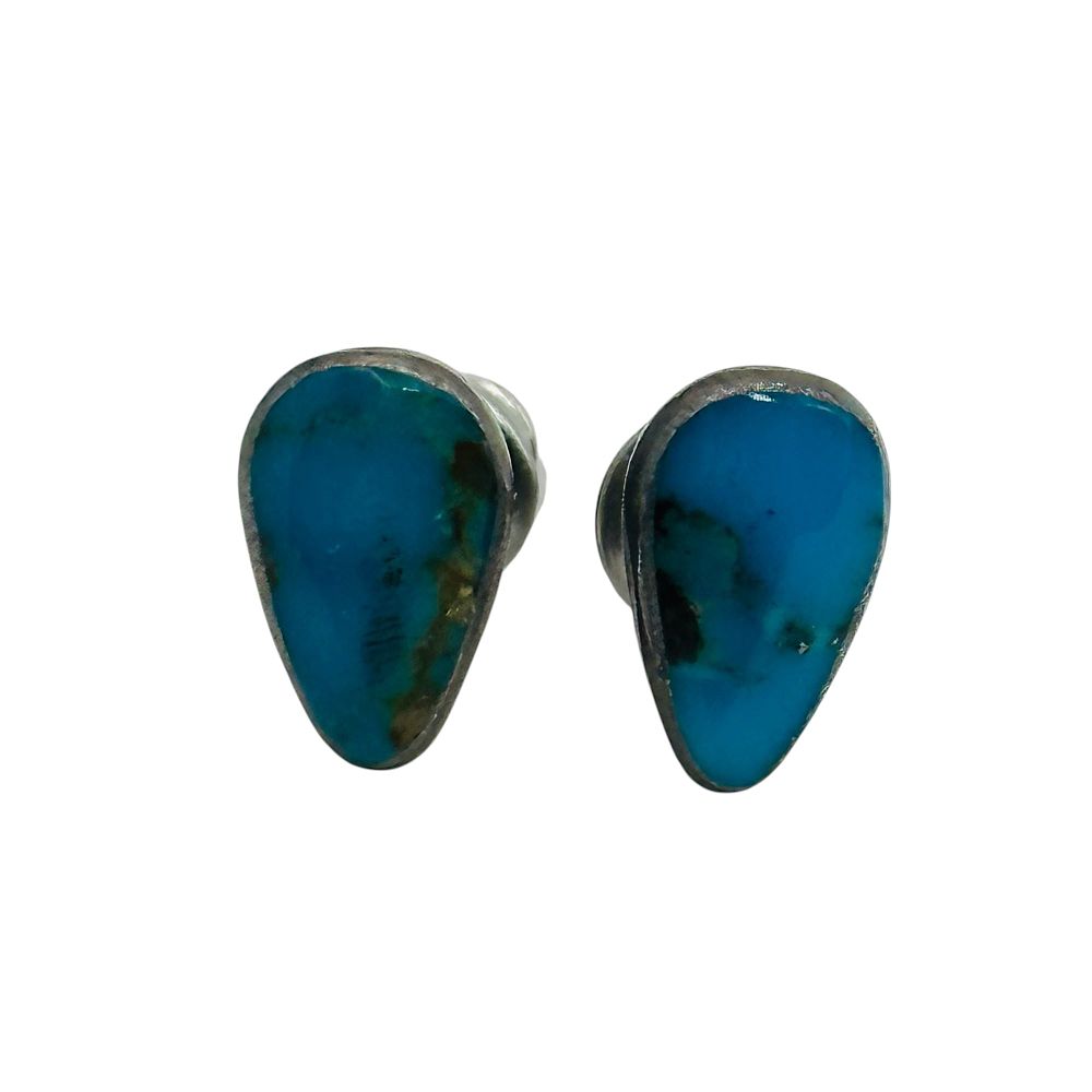 Lot 156: Southwest Sterling Turquoise Earrings