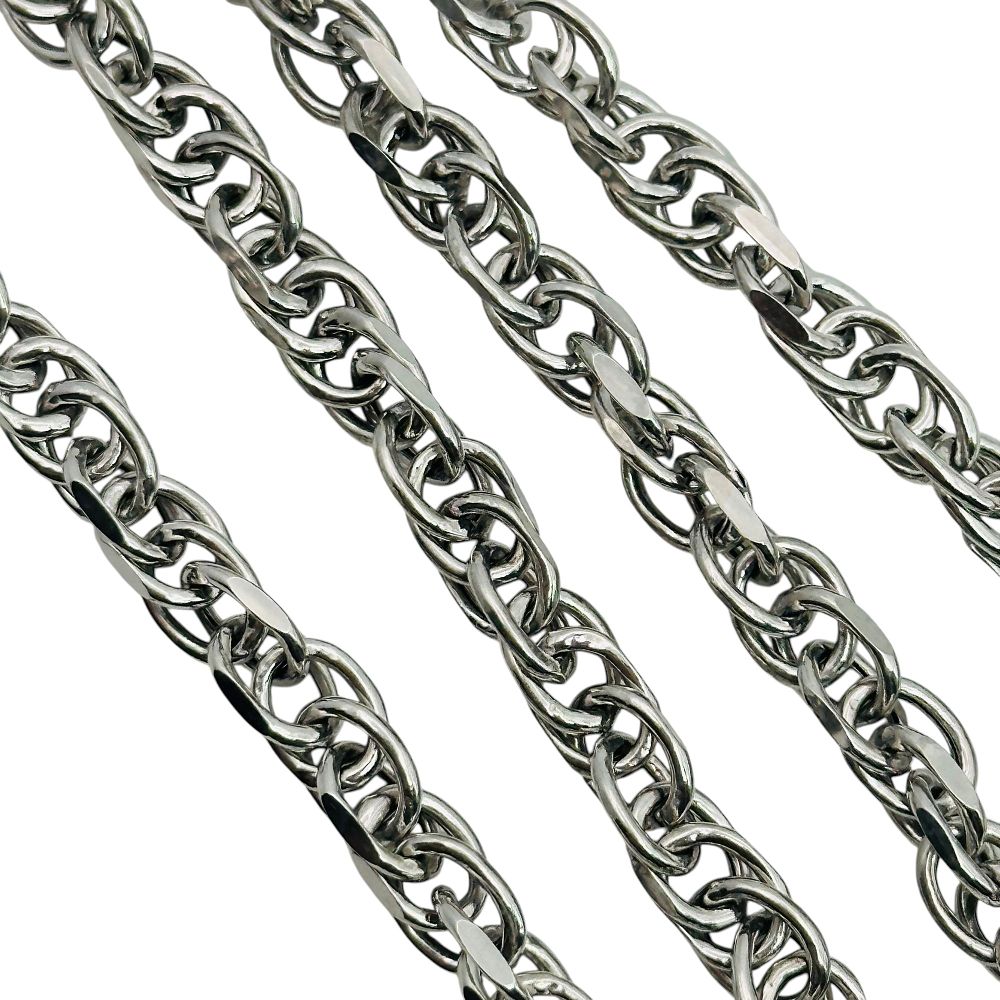 Lot 174: Signed Sterling Rope Chain Adjustable Necklace