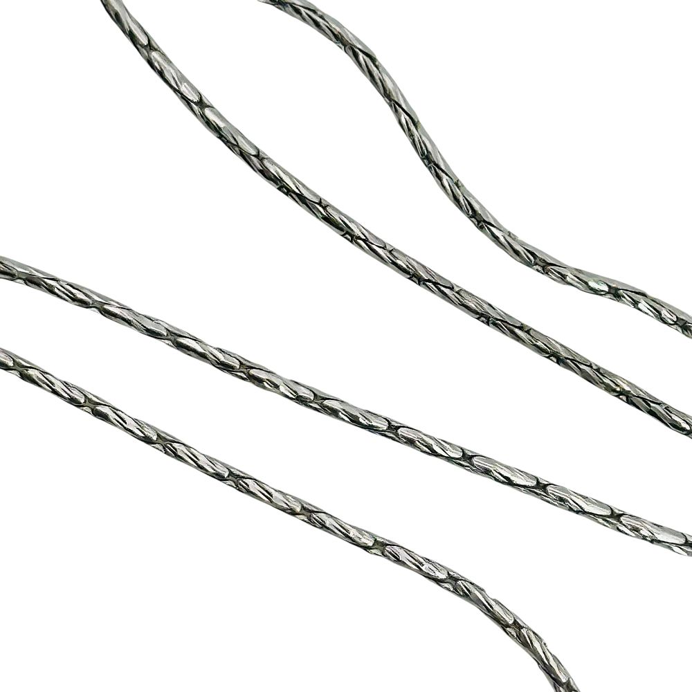 Lot 192: Italy Sterling Round Chain Necklace