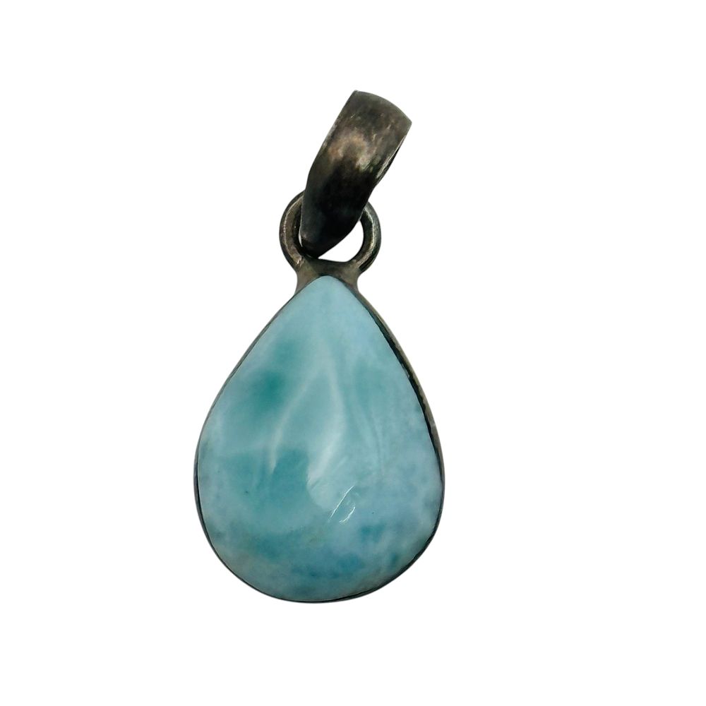 Lot 200: Sterling Larimar Pendant