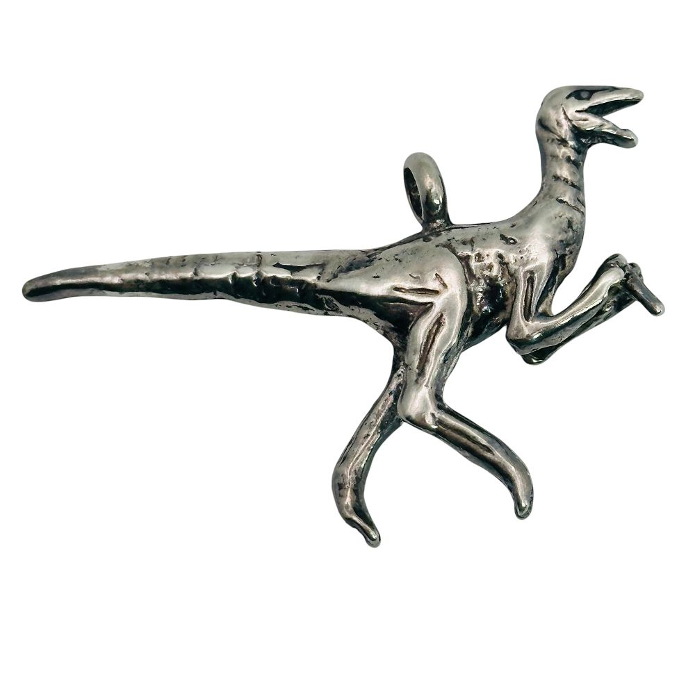 Lot 210: Sterling Dinosaur Pendant