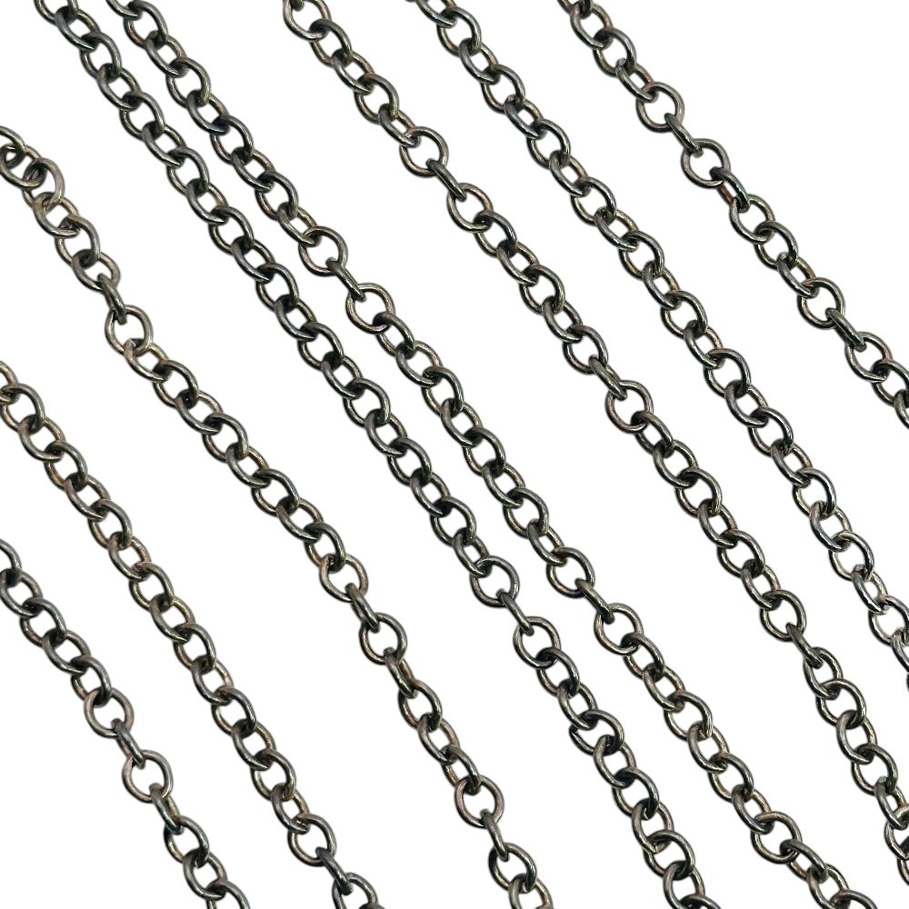 Lot 254: Sterling Cable Chain Necklace