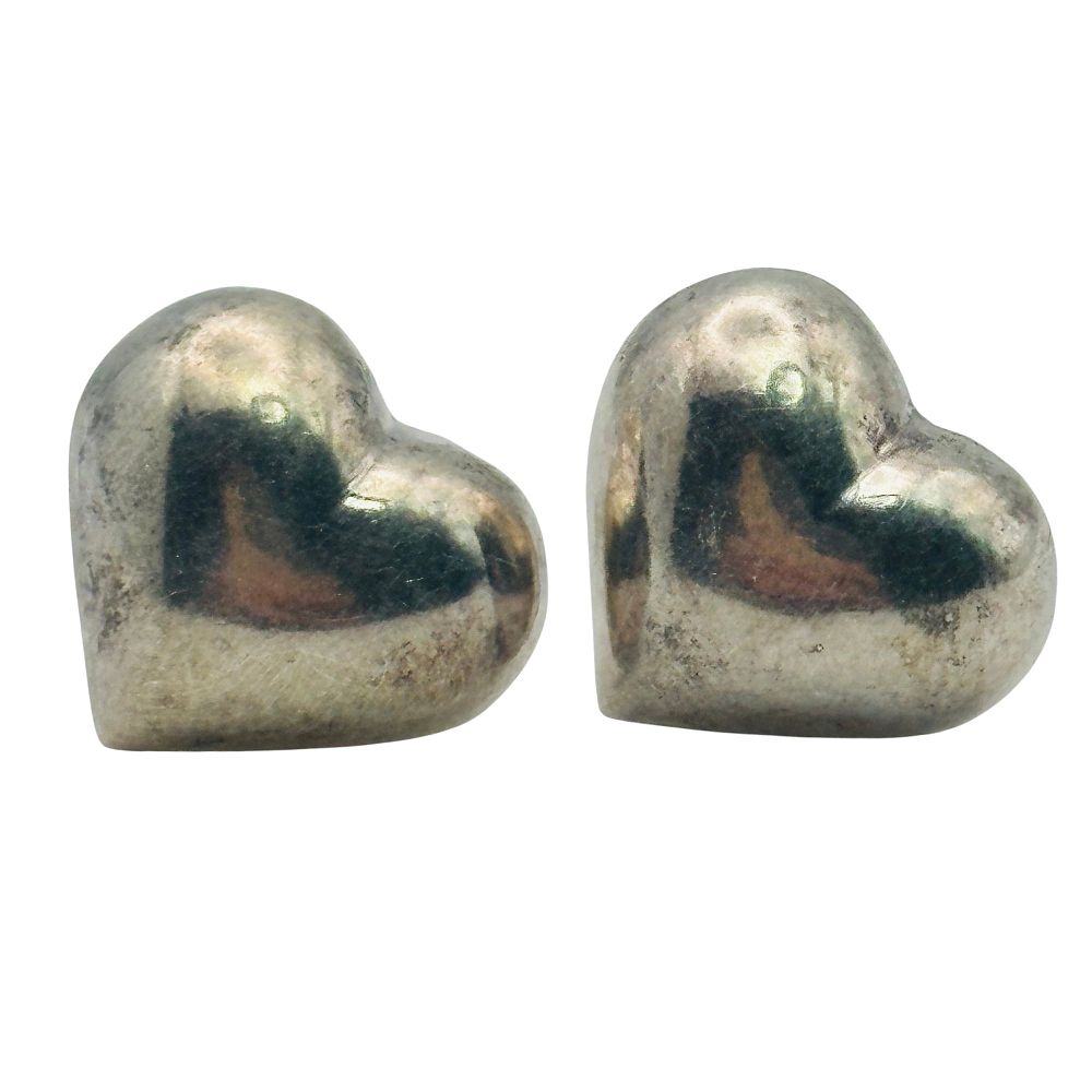 Lot 273: Sterling Heart Earrings