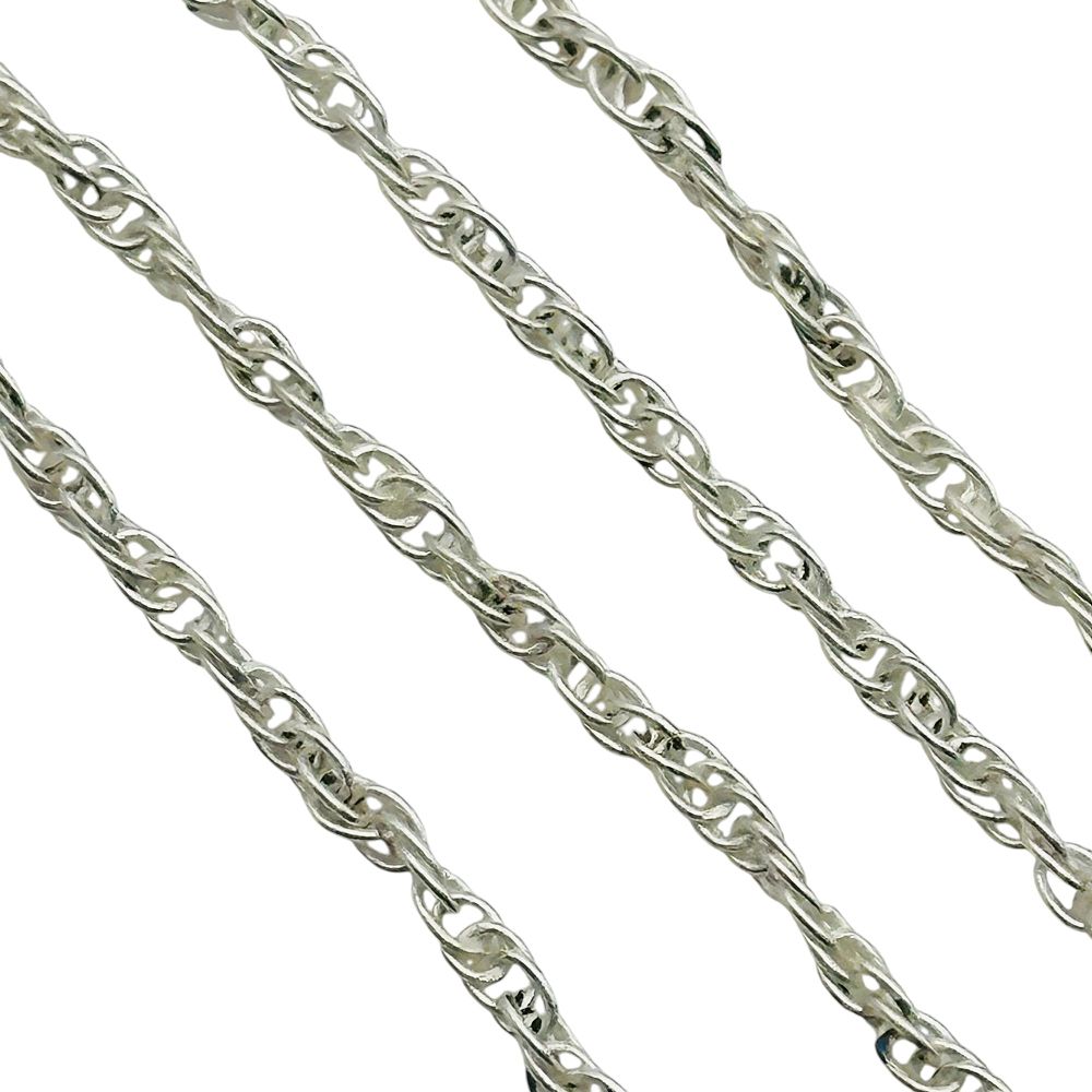 Lot 296: Sterling Rope Chain Necklace