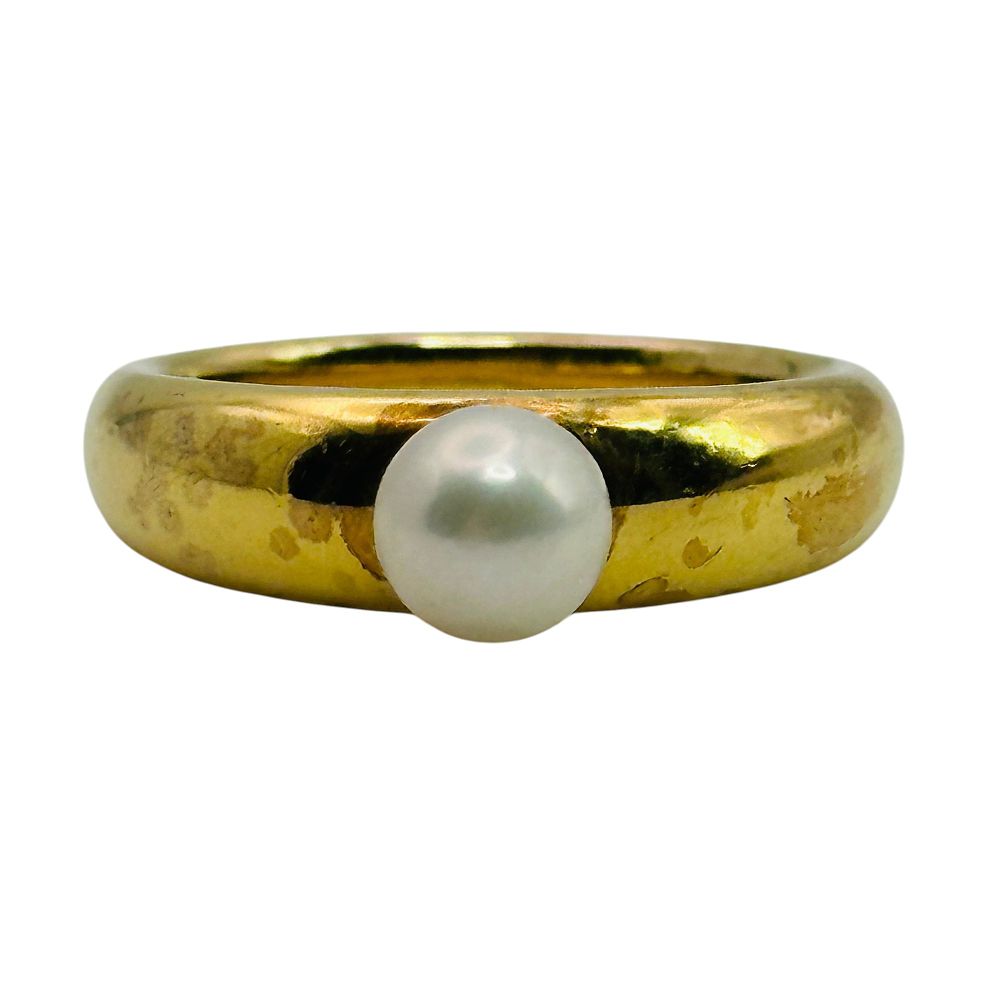 Lot 312: MEJURI Sterling Pearl Ring Sz 8
