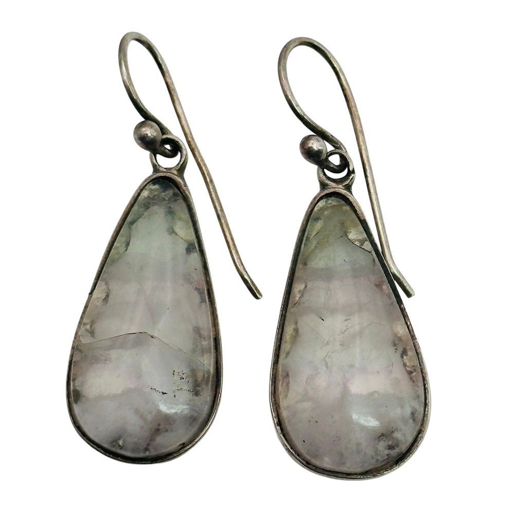 Lot 326: Sterling Gemstone Earrings