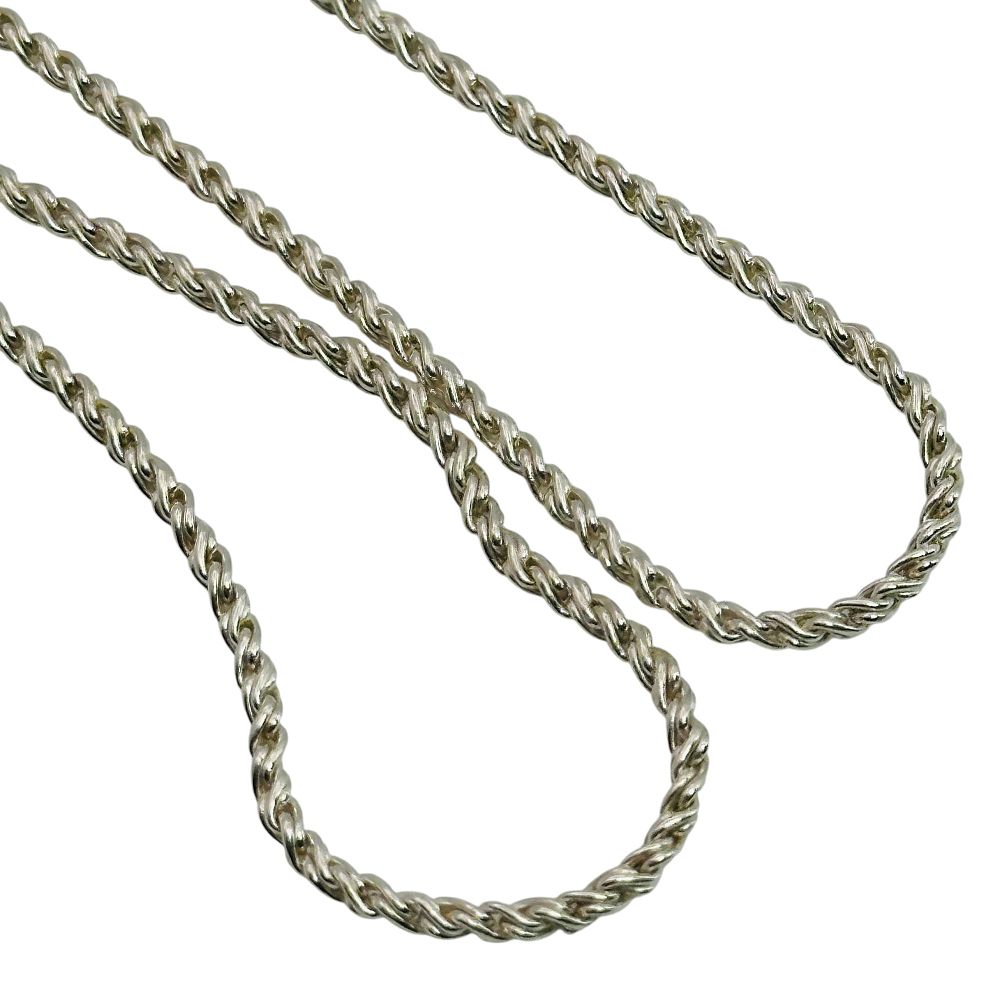 Lot 353: Sterling Round Chain Necklace