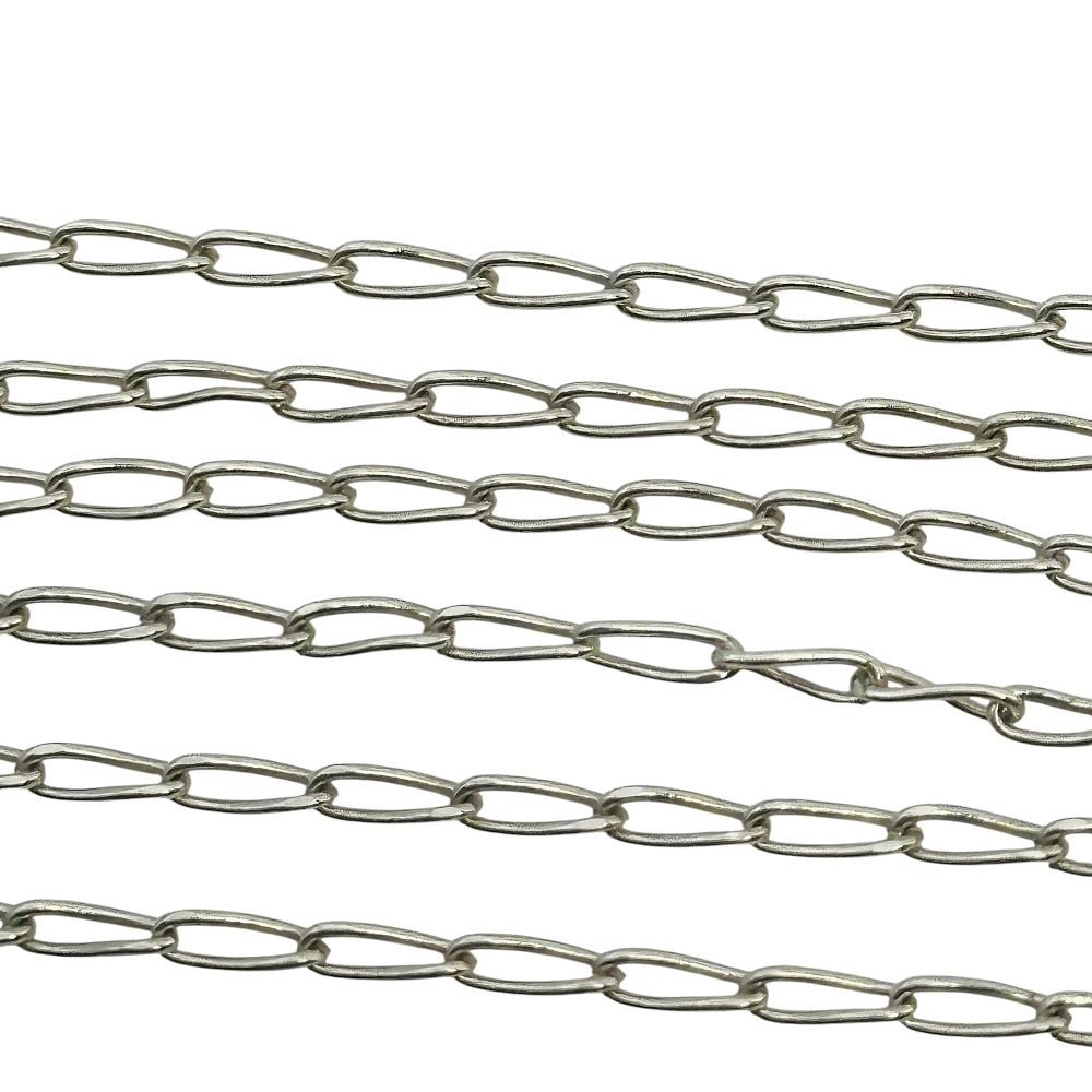 Lot 406: Taxco Mexico Sterling Curb Chain Necklace