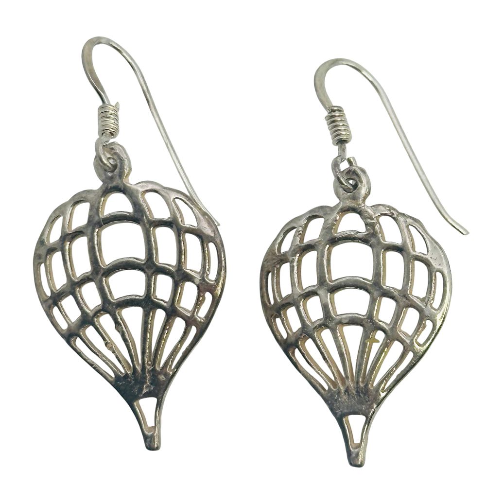 Lot 407: Sterling Hot Air Balloon Earrings