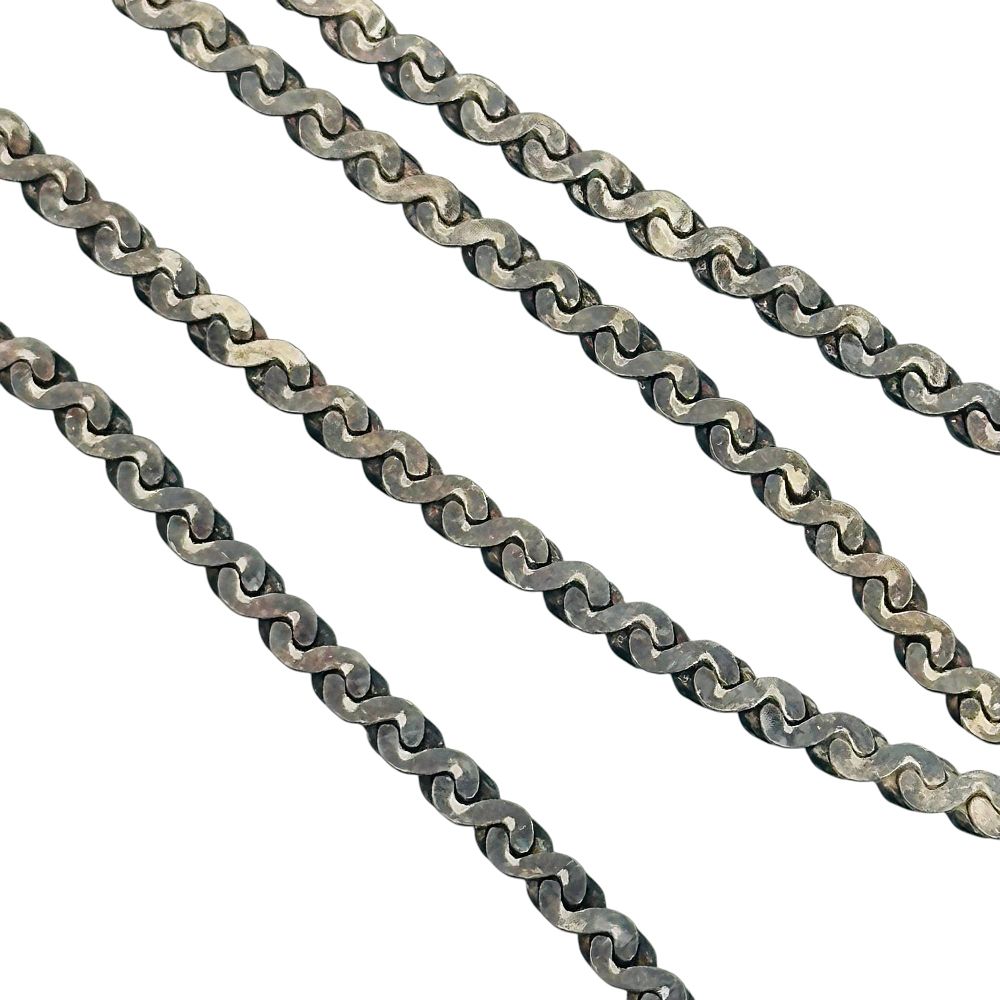Lot 445: Italy Sterling S Chain Necklace