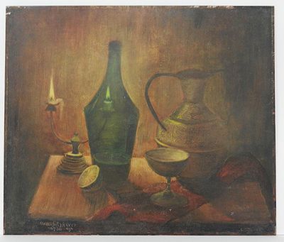 רנה סוצקובר - מקור על דיקט כ40 על 34