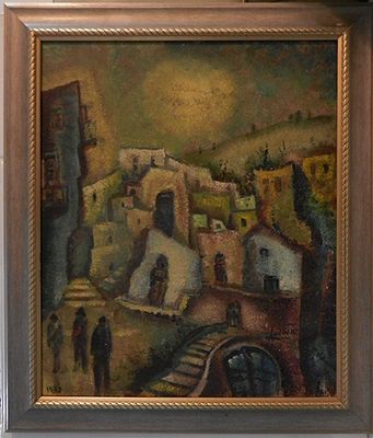 גולדמן - מקור שמן על בד כ50 על 60 ממוסגר כבתמונה