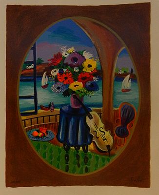 אלטר שלמה - ליטוגרפיה חתומה כ25 על 35