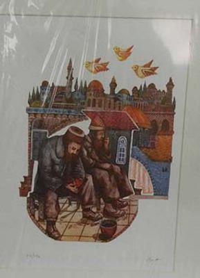 אבגי עמרם - הדפס חתום כ20 על 28