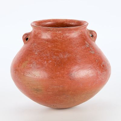 Casas Grandes Ramos Red Ceramic Jar. Casas Grandes Ramos red ceramic jar, ca. 1200-1500