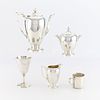 Dominick & Haff Sterling Teaset & Others - 60 ozt. Dominick &amp; Haff, United States. Three Image - 1
