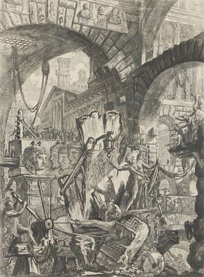 Giovanni Battista Piranesi "Man on the Rack" Print. Giovanni Battista Piranesi (Italian 