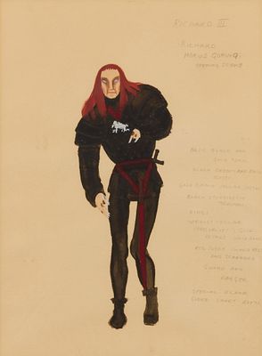 Margaret Harris Richard III Costume Design 1953. Margaret Harris (English, 1904-2000). 
