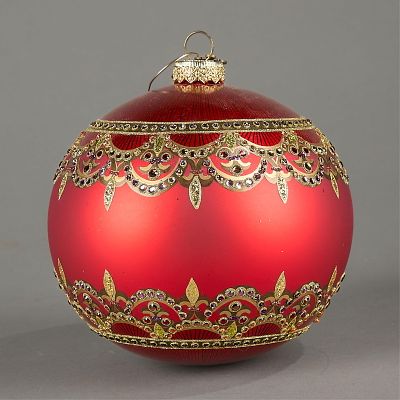 Jay Strongwater Neiman Marcus Glass Ornament 2002. Jay Strongwater, United States. Mouth-blown 