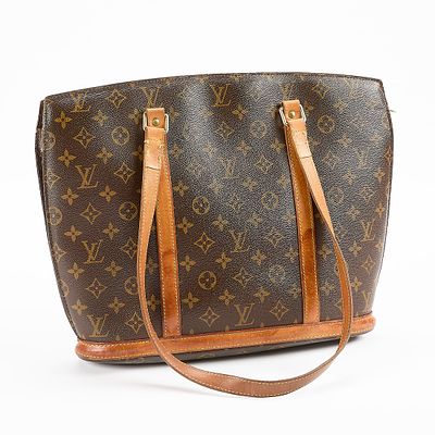 Louis Vuitton Babylone. Louis Vuitton Babylobe, circa 2004. In brown monogram with leather trim 