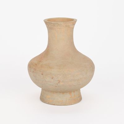 Chinese Han Terracotta Pottery Hu Storage Jar. Chinese terracotta pottery hu storage jar of 