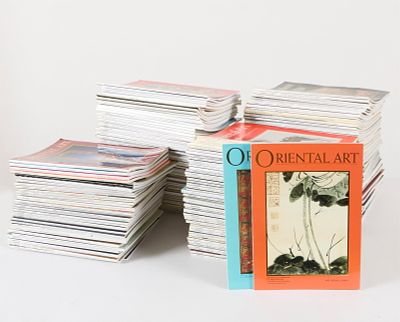 Lrg Grp "Orientations" & "Oriental Art" Magazines. Very large group of "Orientations" and 