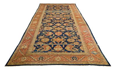 Persian Ziegler Sultanabad Palace Carpet 28'x13'9". Central Persian Ziegler Sultanabad 