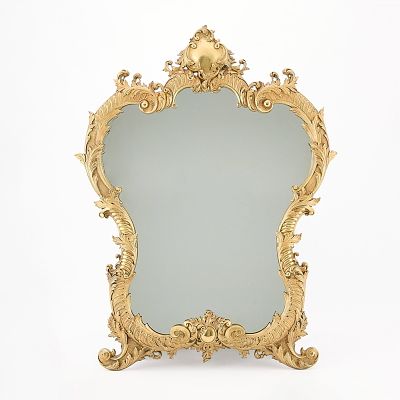 Style John Belchier Louis XV Rococo Ormolu Mirror. Style of John Belchier (British, 1699-1753). 