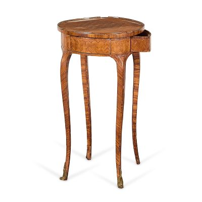 Louis XV Kingwood Occasional Marquetry Table. French Louis XV kingwood transitional or 
