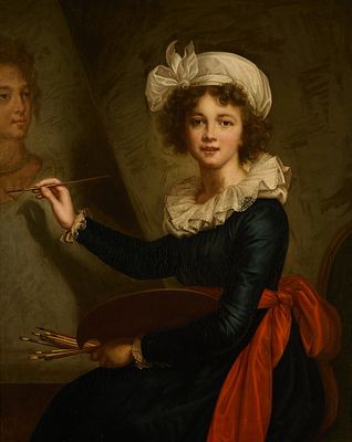 After Elisabeth Vigee le Brun Portrait Painting. After Elisabeth Louise Vigee le Brun (French 