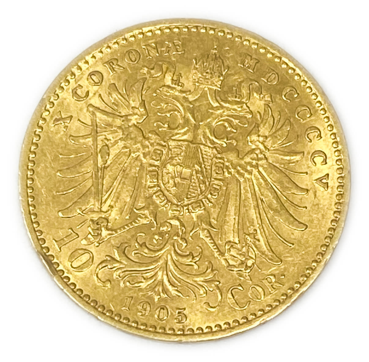 Austria - 10 krona 1905 - AU-UNC - gold 900, 19 mm, 3.39 g
Only 10% fees + VAT on this item ...