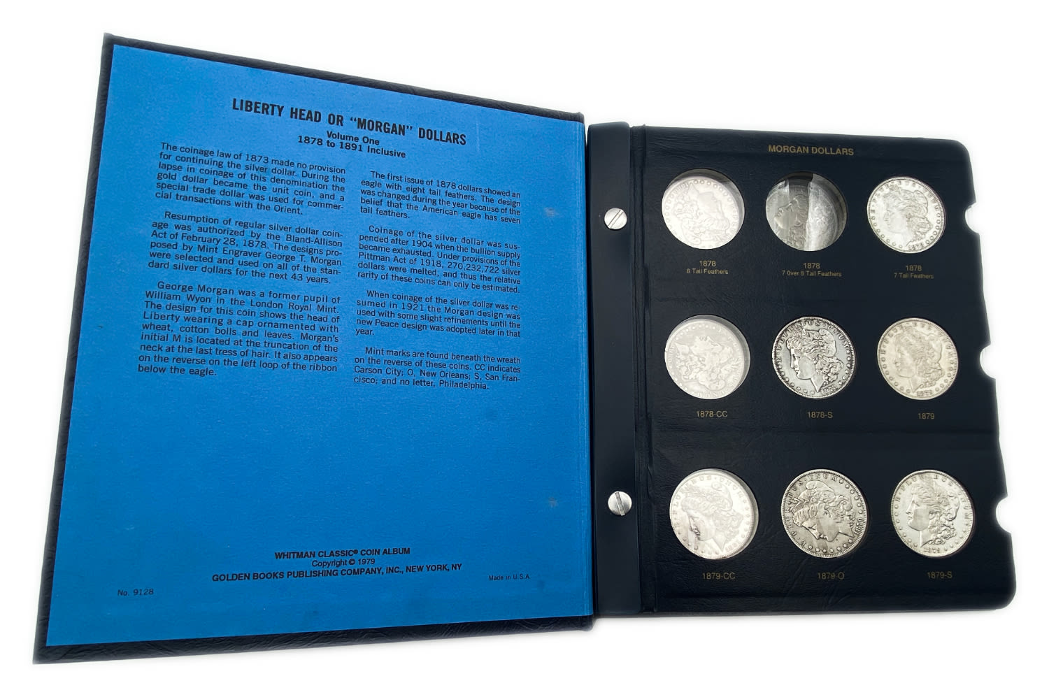 USA - Lot of 27 coins of 1 Morgan Dollar - Different years, in specail album - Silver
The Morgan ...