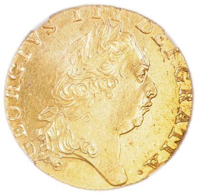 England (Great Britain) - 1 Guinea 1798 - NGC MS 64 - George III - Gold 916, 8.4g, 25mm
. Only 