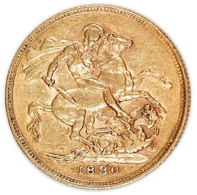 England (Great Britain) – Australia Melbourne – 1 Sovereign 1880 M – Victoria – XF condition - 