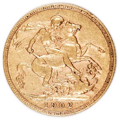 England (Great Britain) – 1 Sovereign 1902 – Edward VII – XF - Gold 917, 7.98g
. Only 10% fees + 