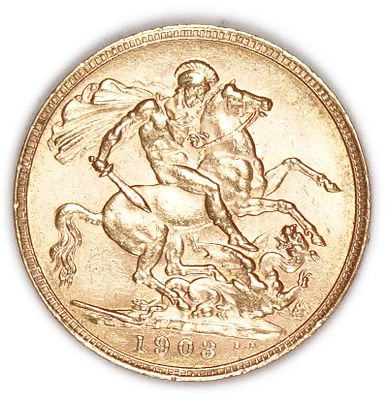 England (Great Britain) - 1 Sovereign 1903 - Edward VII - Gold 917, 7.988g
. Only 10% fees + VAT 