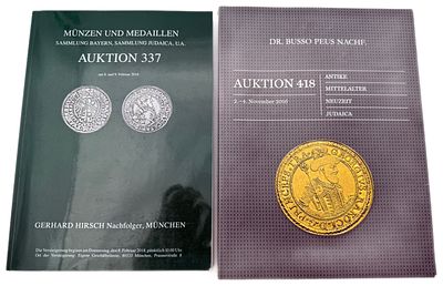Catalogs / Numismatic Literature - A pair of auction catalogs from Germany which, among other 