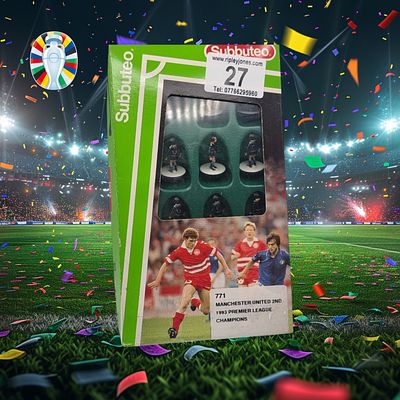 771 Man Utd Second Strip1993 Premier League Champions. As New