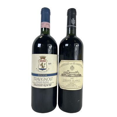 2 bottles - 1 bottle Tegolaia Reserva Chianti TRAVIGNOLI (ITALY), 1 bottle Chianti Classico 