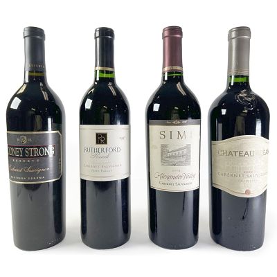 4 bottle - 1 bottle Reserve Cabernet Sauvignon 1996 RODNEY STRONG VINEYARDS, 1 bottle Cabernet 
