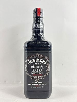 2010 Jack Daniels Old No 7 Brand Mr Jacks 160th Birthday Sour Mash Tennessee Whiskey 750ml No 