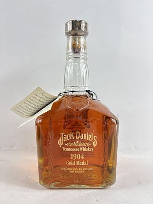 1904 Jack Daniels Gold Medal Series No1 Tennessee Whiskey 750ml No box sealed bottle ALL 