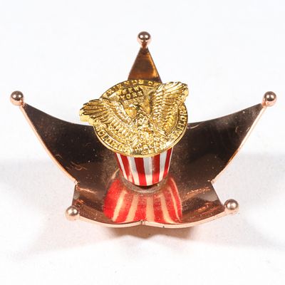 Cartier Rare 1940 Retro Book Piece "Reflecting Star" WWII US Army Friends Of Soldiers And 