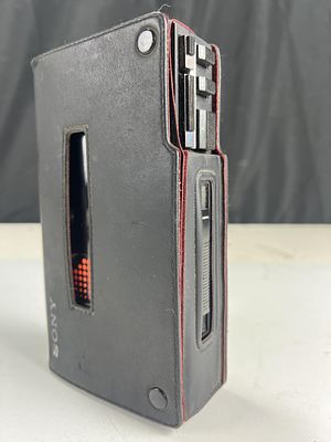 Sony Walkman Professional model WM-D6C stereo portable cassette recorder, with soft case, loose 