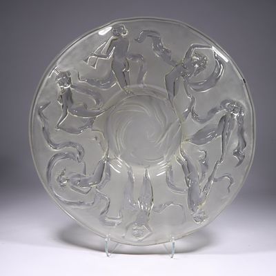 Consolidated Dance of the Nudes Large Bowl 2 1/4"H x 17 1/2"Diam. Consolidated Dance of the 