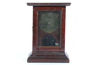 J. Rintoul Glasgow Biedermeier style? table/mantle clock 14 3/4H x 10 3/4W x 5 1/2D