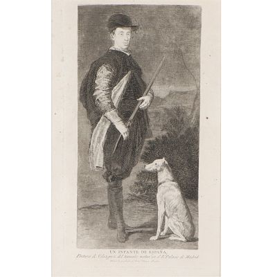 Francisco Jose De Goya Y Lucientes, Spain / France (1746-1828), Un Enfante de Espana, Velazquez,. 