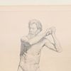 Standing male nude in twisting pose from the H.A.N. Academy Teaching Folio, 1924, after a Image - 6