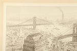 Kerr Eby, Canadian (1890-1946), Two Bridges, New York, NYC, etching, 8"H x 15"W (plate), 11 1/2"H xImage - 5