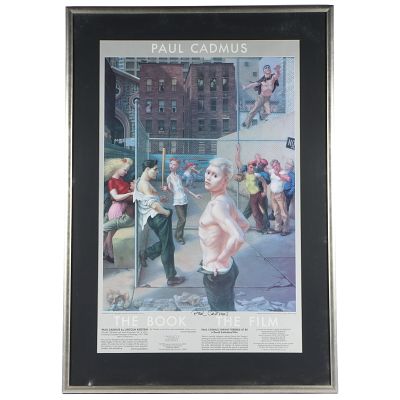Paul Cadmus, American (1904 - 1999), Playground, Paul Cadmus: The Book The Film, signed poster,. 